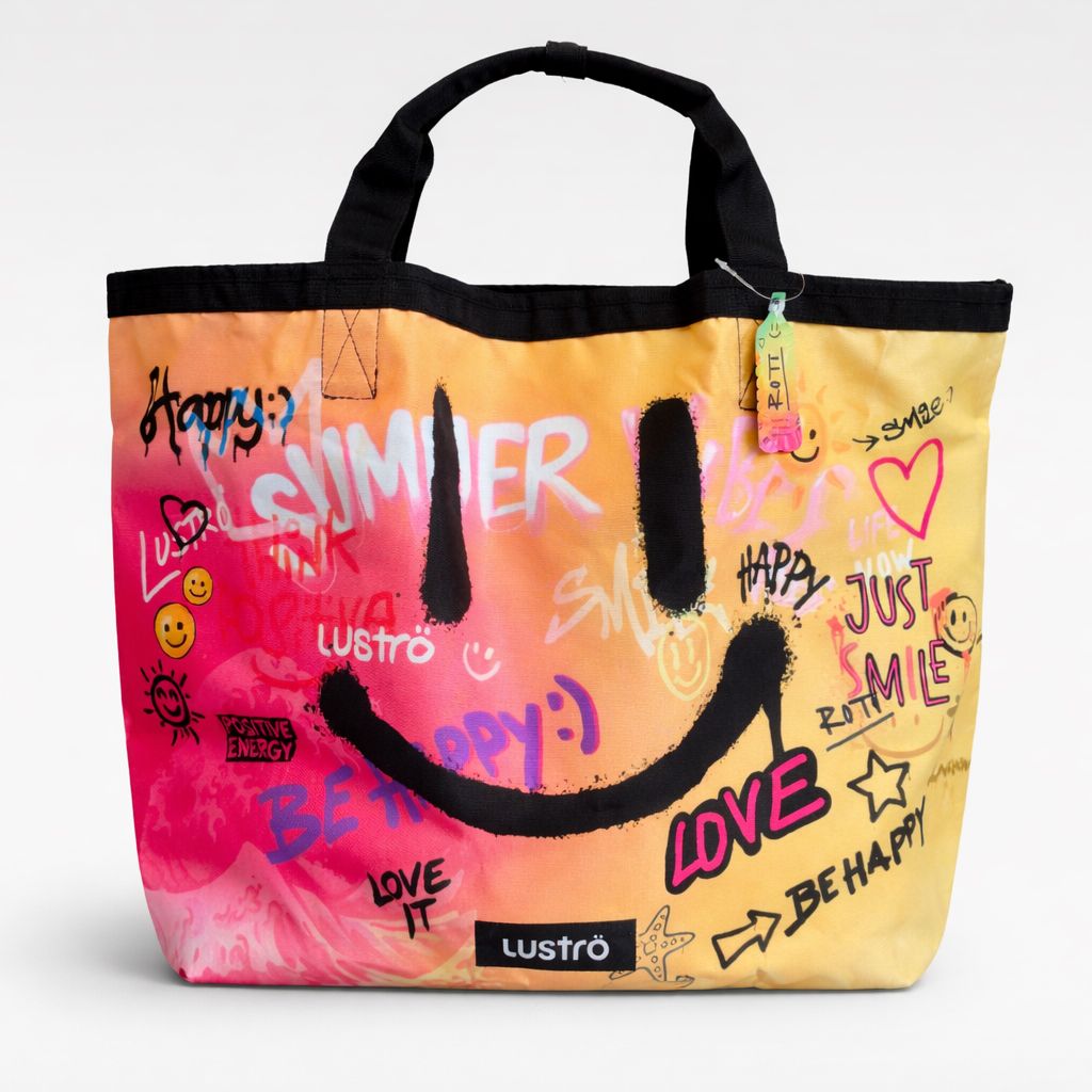 Strandtasche aus 15 recycelten Plastikflaschen
