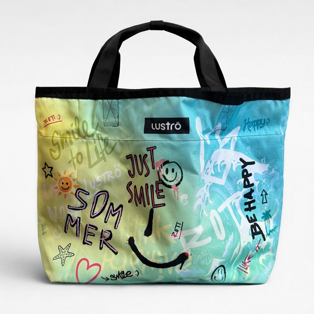 Strandtasche aus 15 recycelten Plastikflaschen