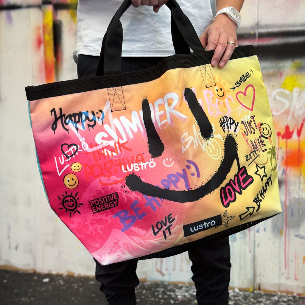 Strandtasche aus 15 recycelten Plastikflaschen